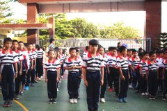 霞山区实验小学2017-2018学年第一学期“班级队列